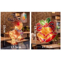 Christmas Fairy Lights 3D Window Hanging Lamp Decorative LED Lights