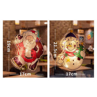 Christmas Fairy Lights 3D Window Hanging Lamp Decorative LED Lights