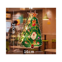 Christmas Fairy Lights 3D Window Hanging Lamp Decorative LED Lights