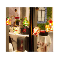 Christmas Fairy Lights 3D Window Hanging Lamp Decorative LED Lights