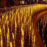 9LED Outdoor Solar Powered Light Simulation Wheat Lamp One Mode Garden Detection Lamp