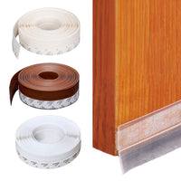 5M Door Seal Strip Weather Stripping Transparent Silicone Door Bottom Seal Strip Tape