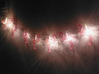 10-LED Flamingo Light, battery operated