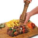 Adjustable Wooden Salt and Pepper Mill Grinder Manual Mill Grinder
