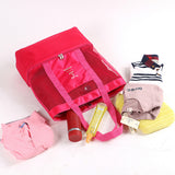 Beach Cooler Bag – Insulated Thermal Tote for Outdoor Use Red