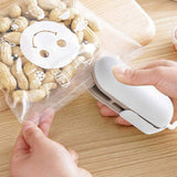 2 in 1 Heat Sealer and Cutter Mini Portable Bag Sealer Brown