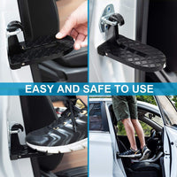 Car Doorstep Vehicle Folding Ladder Foot Pegs