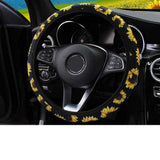 12PCS Sunflower Printed Design Car Seat Cover Washable Protector Set