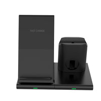 3 in 1 Qi Wireless Charger with Magnetic Stand for iPhone Apple Watch AirPods