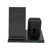 3 in 1 Qi Wireless Charger with Magnetic Stand for iPhone Apple Watch AirPods