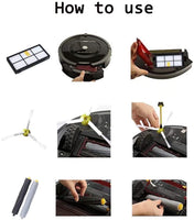 12Pcs Cleaner Replacement Parts Brushes Kit For iRobot Roomba 800 Series 800 870 880 960 980