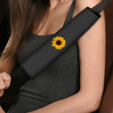 12PCS Sunflower Printed Design Car Seat Cover Washable Protector Set