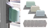3-Piece Window Cleaning Brush with 4-Piece Cleaning Pads