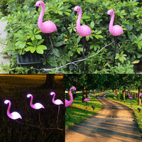 Flamingo Solar Powered Lights Set