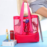 Beach Cooler Bag – Insulated Thermal Tote for Outdoor Use Red