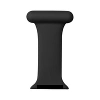 Silicone Replacement Watch Band Pin On Brooch Watch Band for Apple Watch 38mm 40mm Black and White