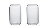 Set of 2pcs Can Shaped Drinking Glasses