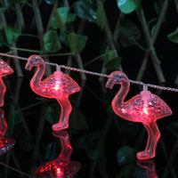10-LED Flamingo Light, battery operated
