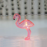 10-LED Flamingo Light, battery operated