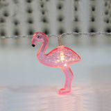 10-LED Flamingo Light, battery operated