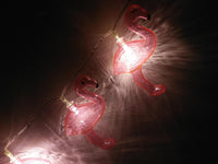 10-LED Flamingo Light, battery operated