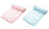 2pcs Pet Cooling Bed Bule and Pink Color