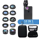 10 in 1 Cell Phone Camera Lens Kit