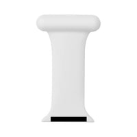 Silicone Replacement Watch Band Pin On Brooch Watch Band for Apple Watch 38mm 40mm Black and White