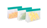 Reusable Ziplock Leakproof Snack Bags-3Pcs