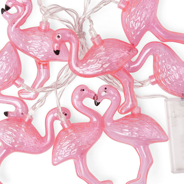 10-LED Flamingo Light, battery operated