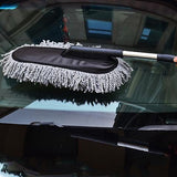 Car Thickening Retractable Dust Brush Wax Drag Duster