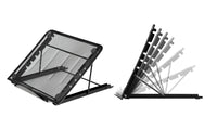Ventilated Adjustable Laptop Computer Holder Black