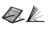 Ventilated Adjustable Laptop Computer Holder Black