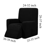 Stretch Recliner Cover Lift Reclining Recliner Chair Slip Cover Recliner Slipcover-Navy Blue