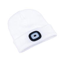 2 in 1 Unisex Beanie Rechargeable Wireless Bluetooth Musical Hat Knitted Hat with LED Flashlight