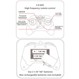 2.4Ghz Remote Control Gesture Sensor Toy Car Boat Truck 4WD Waterproof RC Amphibious Vehicle-Red